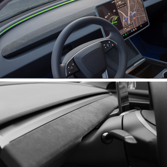 Tesla Model 3 Inserție de bord Alcantara® originală pentru și Y