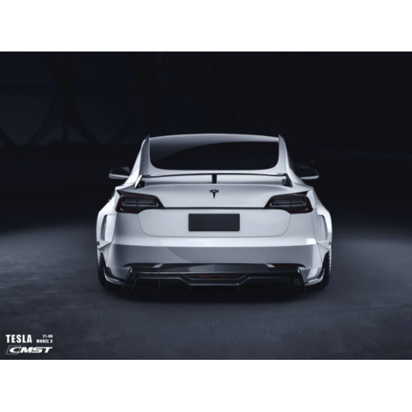 CMST Tesla Karbónový zadný difúzor ® V5 - Model 3