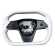 CyberTruck design replacement steering wheel for Tesla Model 3 and Model Y