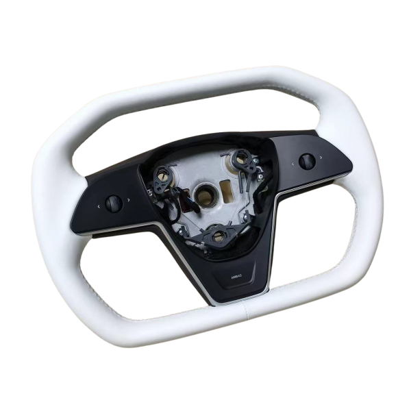 CyberTruck design replacement steering wheel for Tesla Model 3 and Model Y