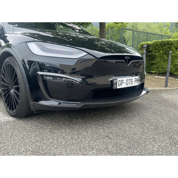 DynoTec Tesla Model X Spoiler / frontblad DiscretX® til LR & Plaid 2022+