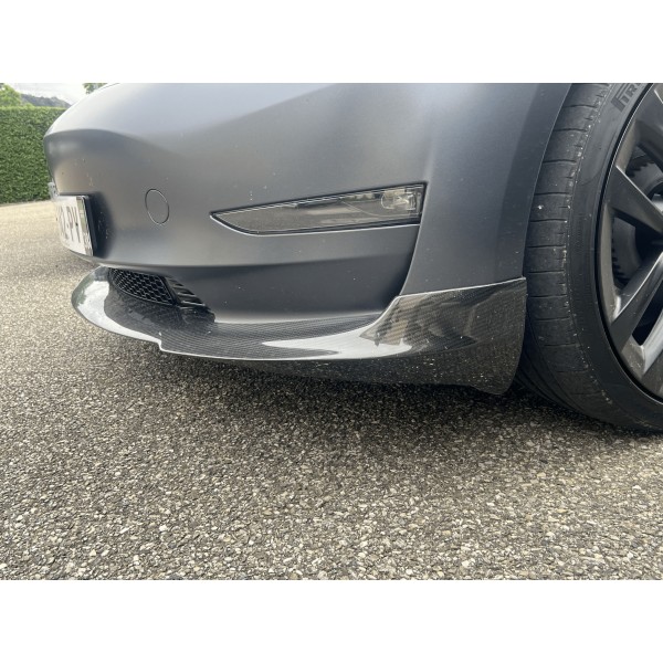 DynoTec Tesla Model 3 Spoiler / frontblad DiscretX® til 2019-2023