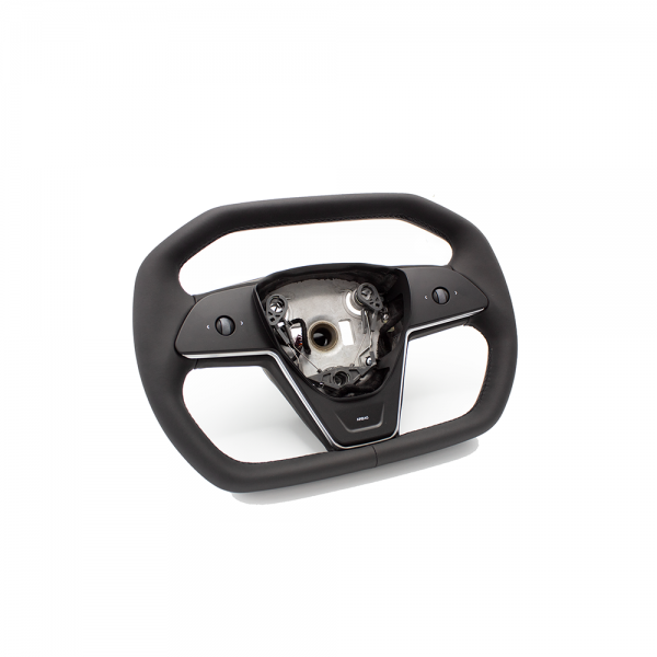 CyberTruck design replacement steering wheel for Tesla Model 3 and Model Y