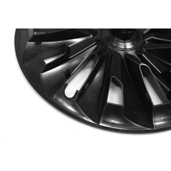 Tesla Model 3 Juego de 4 embellecedores de rueda estilo turbina de 18" para Highland 2024+