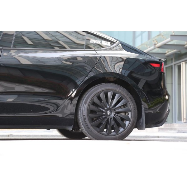 Tesla Model 3 Sett med 4 stk. 18" hjulkapsler i turbinstil til Highland 2024+