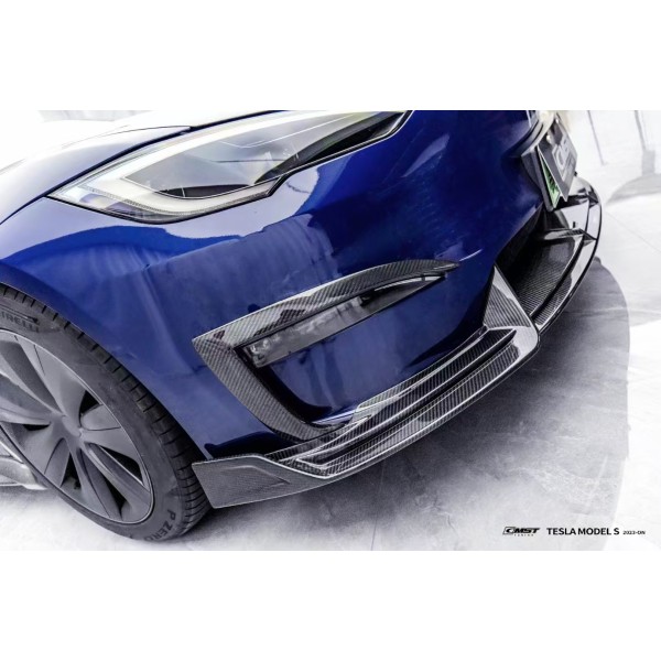 CMST Tesla Model S Carbon voorblad ® voor LR & Plaid 2021+