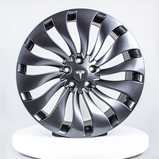 Set of 4 Wheels 19" 20" and 21" UberTurbine Style for Tesla Model S, X, 3 and Y (Semi Forged)