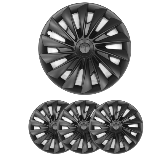 Set of 4 18" turbine style wheel trims for Tesla Model 3 Highland 2024+