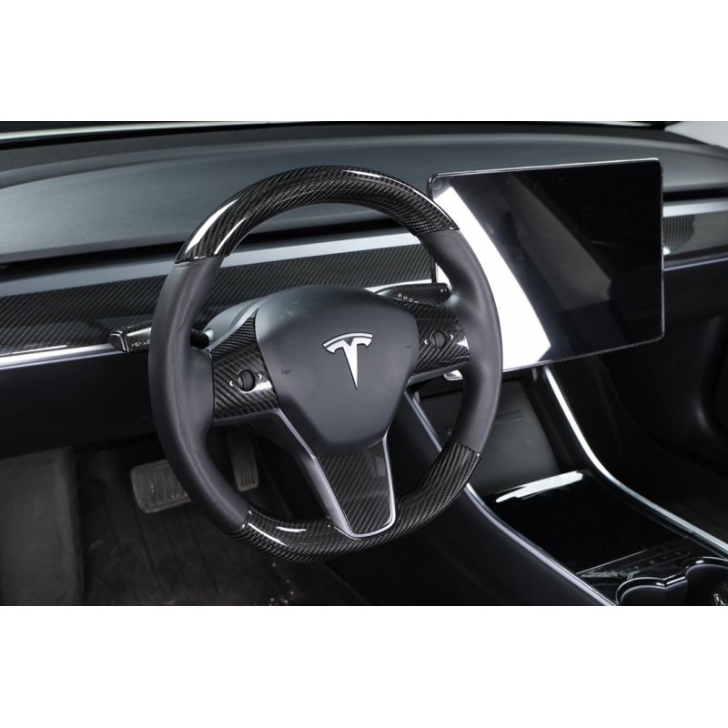 Für Tesla Modell 3 Modell Y Schaltdeckel Lenkradzubehör ABS