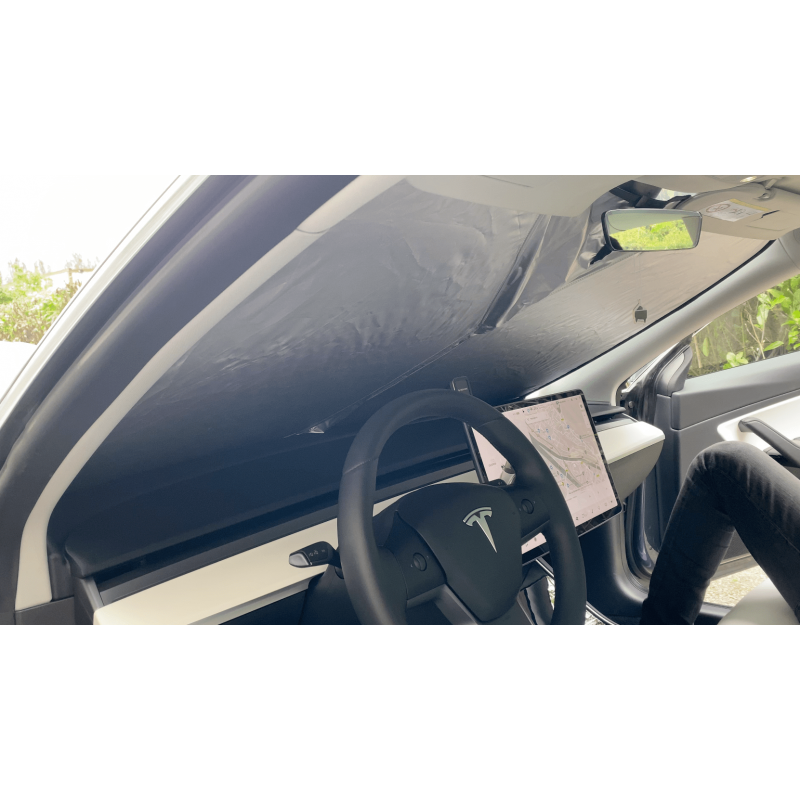 Modell y Sonnenschutz für Tesla Modell 3 2024 Hochland Auto Seiten fenster  Sonnenschutz Abdeckung Saug vorne hinten Windschutz scheibe Sonnenblende  Netz