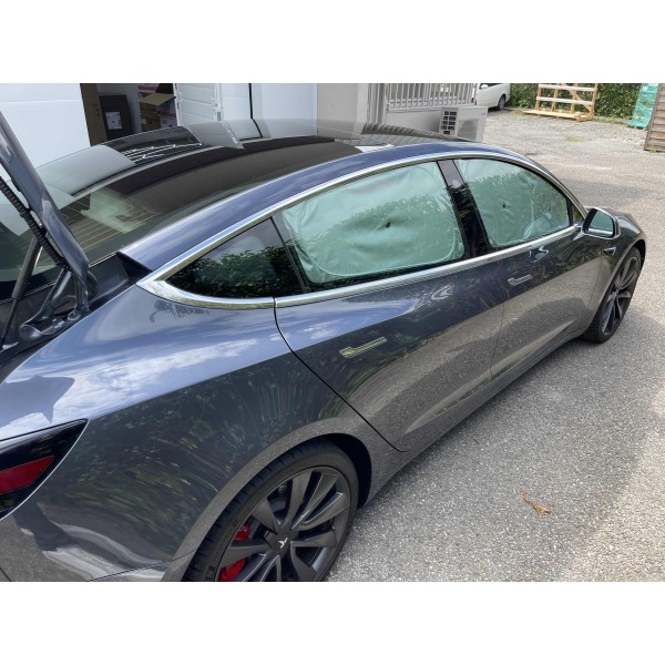 Tesla Vizor de soare pentru fereastra laterală pentru camping - Model 3