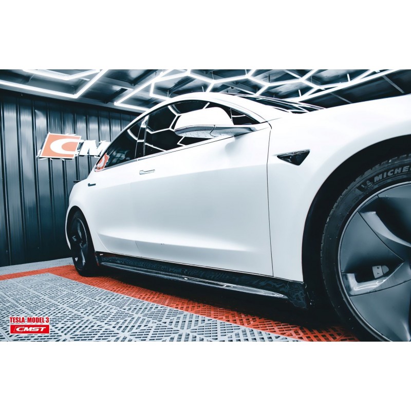 Jupes latérales kit carrosserie CMST V4 pour Tesla Model 3
