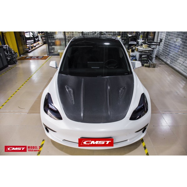 CMST Tesla Karbónová kapota verzia 1 ® - Model 3