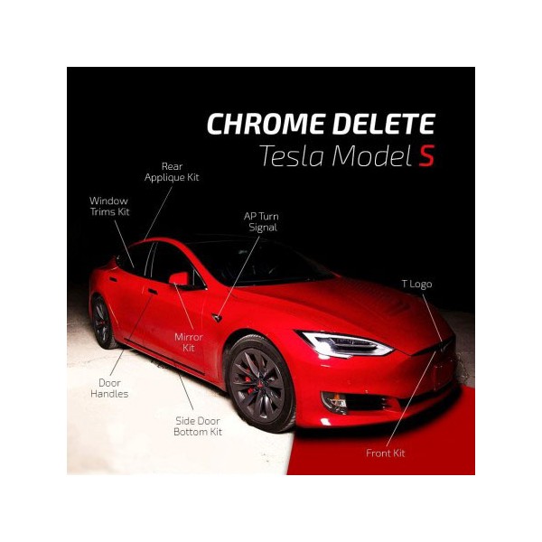 Tesla Chrome delete - Model S