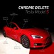 Tesla Chrome delete - Model S