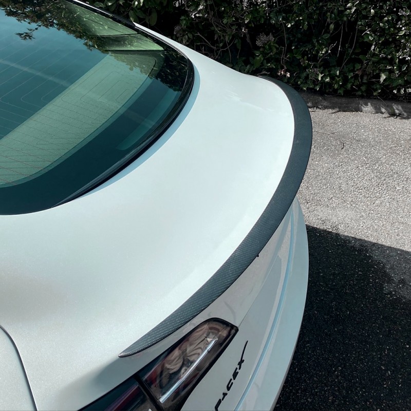Tesla Model 3 Spoiler Prestanda - Green Drive Tillbehör