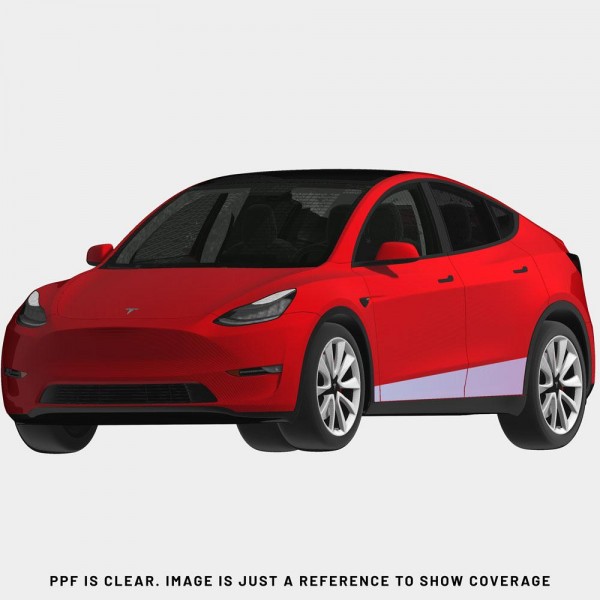 Tesla PPF 3M ScotchGard - ochrona podwozia Model Y