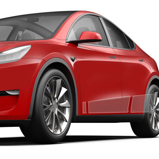 Tesla PPF 3M ScotchGard - ochrona podwozia Model Y