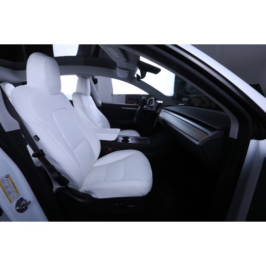 EVNV Housse de siège avant en néoprène imperméable pour Tesla Model Y  2023-2020 - Protège votre siège - Facile à installer - Accessoires pour Tesla  Model Y 2023 - Blanc : : Auto