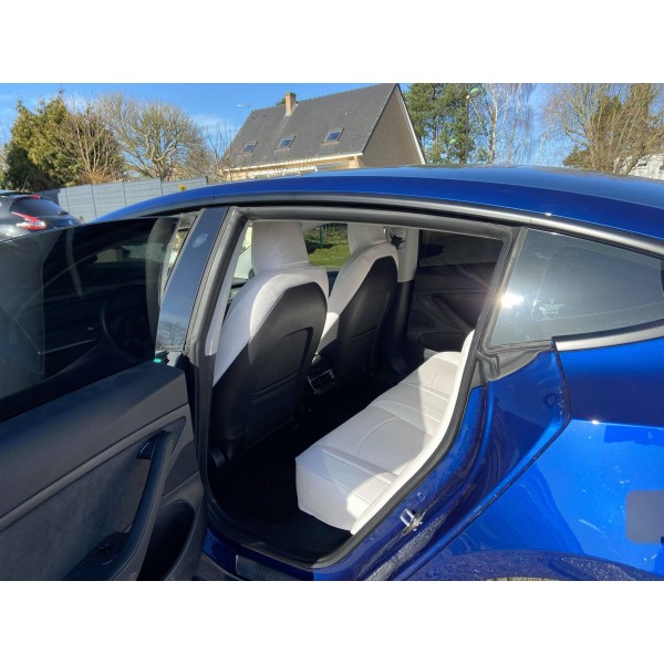 Housses de siège en cuir Nappa pour Tesla Model 3 & Y 2017-2023 Highland