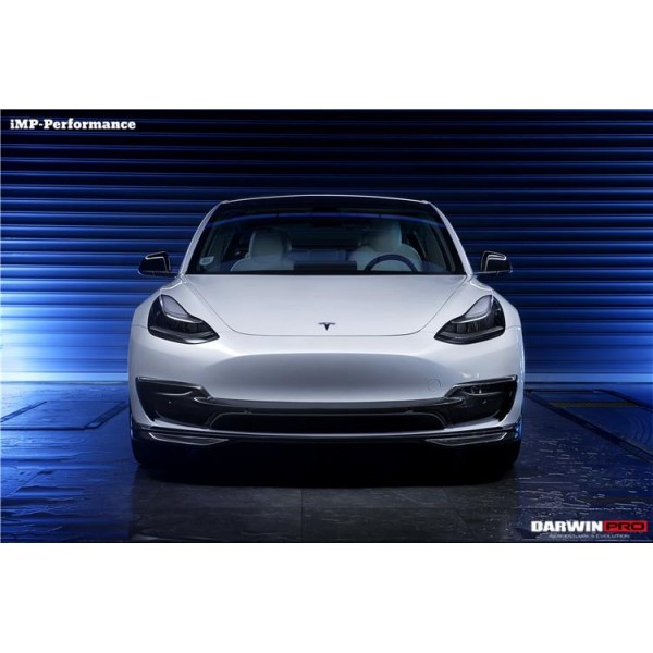 Tesla Kit de inserție pentru bara de protecție față din carbon DarwinProAERO V1 pentru Model 3