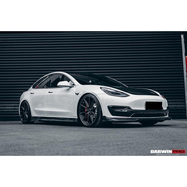 Tesla Kit de inserție pentru bara de protecție față din carbon DarwinProAERO V1 pentru Model 3