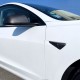 Side camera cover in carbon with full coverage for Tesla Model SX, 3 and Y