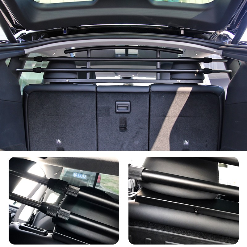 SUKORI Auto-Versenkbare Kofferraum-Ablage Für Tesla Model Y 2020 2021 2022, Kofferraum-Trennwand-Vorhang-Gepäckträger-Segeltuch Kofferraum  Kofferablage: : Auto & Motorrad
