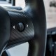 Carbon steering wheel insert for Tesla Model 3 and Y