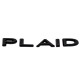 Logo adeziv inscripționare Plaid pentru Tesla