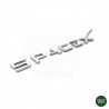 SPACE X" embleem voor achterbak - Tesla model S, X, 3 en Y