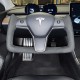 Volant personnalisé style Yoke pour Tesla Model Y