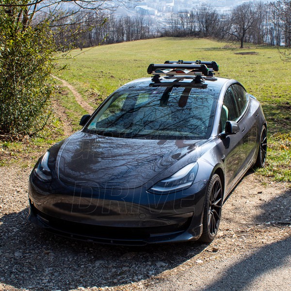 Tesla Model 3Nosič lyží a snowboardov TreeFrog s prísavkami pre , Y, S a X