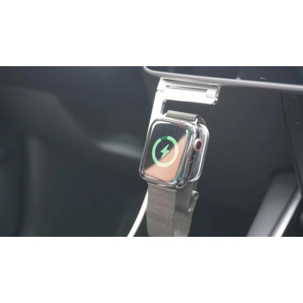 Selvklebende Apple Watch-laderholder for Tesla