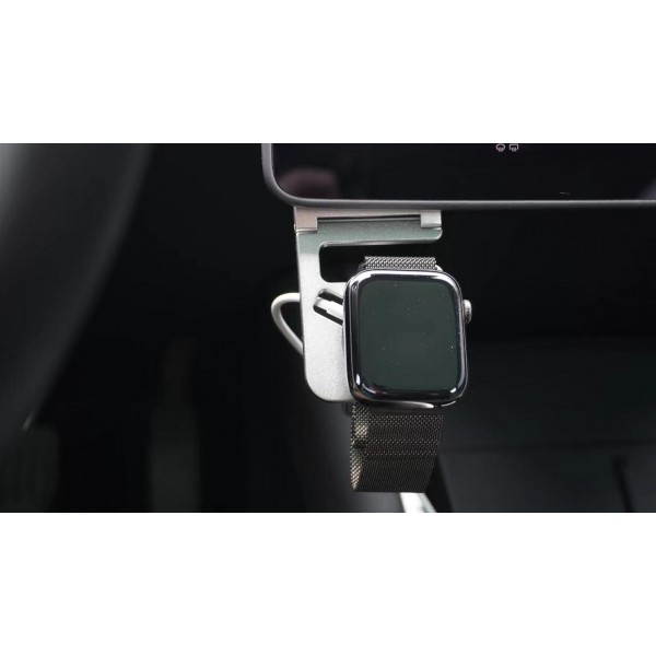 Selvklebende Apple Watch-laderholder for Tesla