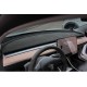 Tesla Model 3 Instrumentpanel i ekte Alcantara®-stoff for og Model Y