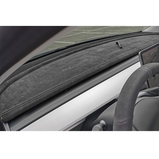 Tesla Model 3 Instrumentpanel i ekte Alcantara®-stoff for og Model Y