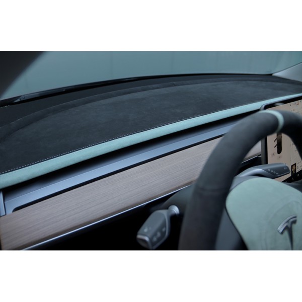Model 3 & Y Dashboard Cover - Ultrasuede Alcantara