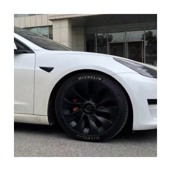 Tesla Model 3 Set de 4 ornamente pentru roți Uberturbine de 18 inch pentru 2017-2023