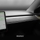 Insert tableau de bord en Alcantara® véritable pour Tesla Model 3 et Y