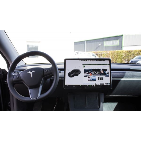 Insert tableau de bord en Alcantara® véritable pour Tesla Model 3 et Y