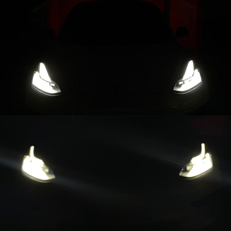 Tesla déverrouille les phares adaptatifs de la Model 3 pour une
