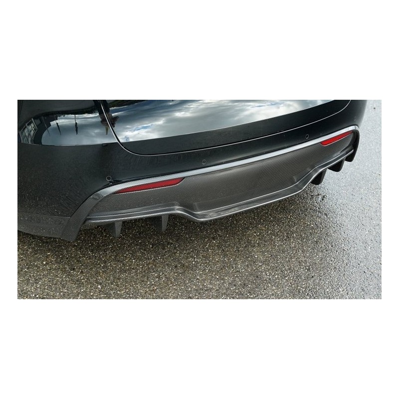 Pour Tesla 2016-2023 Modèle 3 Modèle Y Voiture Avant Brouillard Phare  Spoiler Vent Couteau Carbone Housse de protection Décoration Sticker  Accessoires