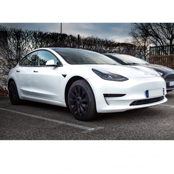 Tesla Model 3 Set de 4 ornamente pentru roți Uberturbine de 18 inch pentru 2017-2023