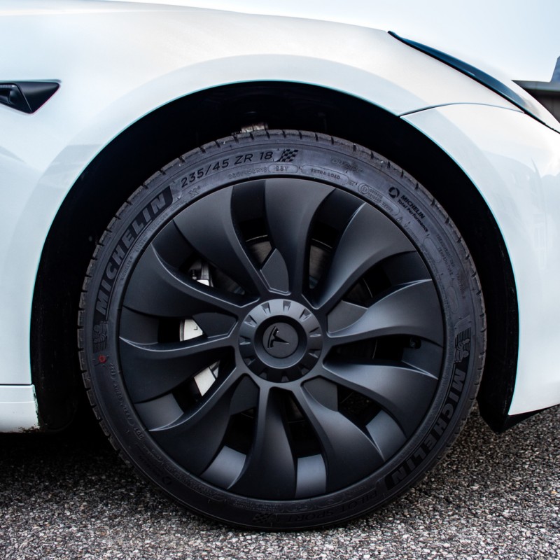 Tesla Model 3 Turbine Design wieldopset - 18 inch – E-Mobility Shop