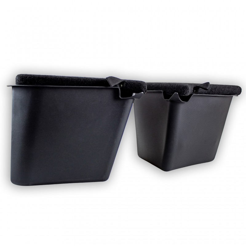 YIUIY Lot de 2 sacs de rangement latéraux pour coffre arrière compatibles  avec Tesla Model Y/Model 3 2020-2023 - Noir
