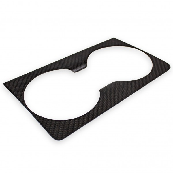 Carbon fiber beverage holder for Tesla Model S and Model X LR & Plaid 2022 +