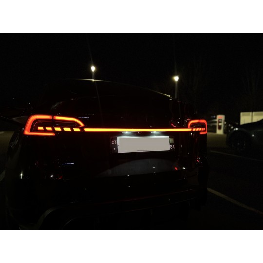 Tesla Model 3 Erstatningsbaklykter med LED-bjelke for og Model Y