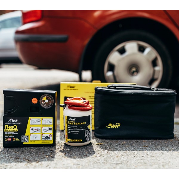 Kit de reparare a anvelopelor cu compresor pentru Tesla