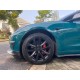 Tesla Set de 4 ornamente pentru roți de 18 inch Arachnid Plaid pentru Model 3